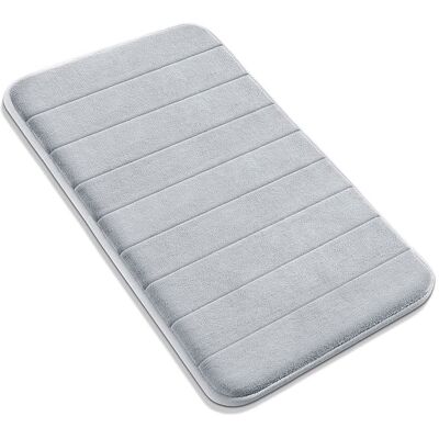 OEM Felpudo Antideslizante Para Interiores De 50 X 80 Cm, Lavable A Máquina, Suave, Absorbente Y Duradero, Color Gris. OEM Felpudo Antideslizante Para Interiores De 50 X 80 Cm, Lavable A Máquina, Suave, Absorbente Y Duradero, Color Gris.