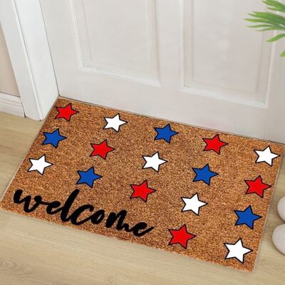 OEM Alfombra De Bienvenida Para El 4 De Julio, Poliéster, 60 X 40 Cm OEM Alfombra De Bienvenida Para El 4 De Julio, Poliéster, 60 X 40 Cm