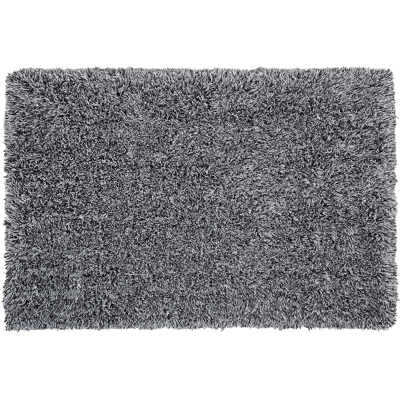 Alfombra shaggy blanca y negra Beliani 140x200cm - Alfombra Alfombra shaggy blanca y negra Beliani 140x200cm - Alfombra