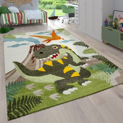 Paco Home - Alfombra Habitación Infantil Para Niños Motivo De Animales Y Selva Pelo Corto 120x170 Cm, Verde 4 Paco Home - Alfombra Habitación Infantil Para Niños Motivo De Animales Y Selva Pelo Corto 120x170 Cm, Verde 4