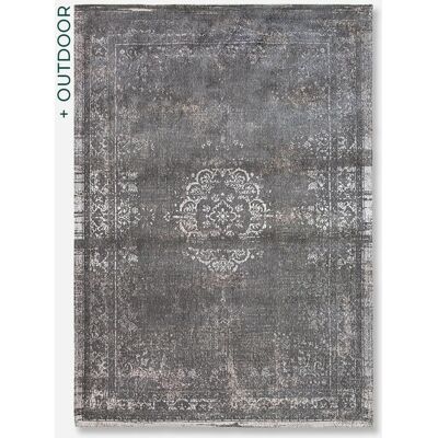 LOUIS DE POORTERE Diseño Medallón - Alfombra Medallón Mundo Desvanecido - Hecha En Bélgica - Acabado A Mano - Antideslizante Natural - 100% Algodón - Piedra - 80 X 150 Cm LOUIS DE POORTERE Diseño Medallón - Alfombra Medallón Mundo Desvanecido - Hecha En Bélgica - Acabado A Mano - Antideslizante Natural - 100% Algodón - Piedra - 80 X 150 Cm