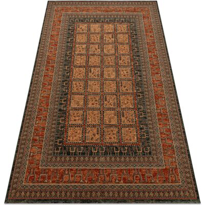 RUGSX Alfombra De Lana Kashqai 4349 500 Oriental, Marco Burdeos Red 240x340 Cm RUGSX Alfombra De Lana Kashqai 4349 500 Oriental, Marco Burdeos Red 240x340 Cm