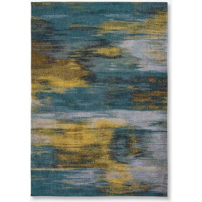 LOUIS DE POORTERE Monetti Design - Alfombra Contemporánea Atlantic - Hecha En Bélgica - Acabado A Mano - Antideslizante Natural - Algodón - Poliéster - Azul Nymphea - 280 X 360 Cm LOUIS DE POORTERE Monetti Design - Alfombra Contemporánea Atlantic - Hecha En Bélgica - Acabado A Mano - Antideslizante Natural - Algodón - Poliéster - Azul Nymphea - 280 X 360 Cm