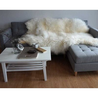 OEM Alfombra De Triple Piel De Oveja Auténtica, Manta De Lana Natural Color Blanco Crema, 70 X 50 Pulgadas (180 X 125 Cm), Alfombra De Lujo Para El Suelo. OEM Alfombra De Triple Piel De Oveja Auténtica, Manta De Lana Natural Color Blanco Crema, 70 X 50 Pulgadas (180 X 125 Cm), Alfombra De Lujo Para El Suelo.