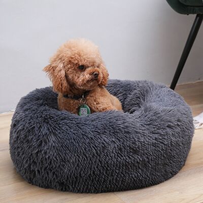 IKODM Alfombras, Cojines Y Colchones Para Perros, Cama Redonda Extragrande Suave Y Lavable Para Perros Con Cojín, Cama Tipo Donut De Lujo Para Perros, Tamaño Grande, L-80cm, Alfombra Gris Oscuro, Cojín IKODM Alfombras, Cojines Y Colchones Para Perros, Cama Redonda Extragrande Suave Y Lavable Para Perros Con Cojín, Cama Tipo Donut De Lujo Para Perros, Tamaño Grande, L-80cm, Alfombra Gris Oscuro, Cojín
