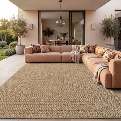 Paco Home - Alfombra 120x170 Beige 3 - Beige - 120x170 - Rug Paco Home - Alfombra 120x170 Beige 3 - Beige - 120x170 - Rug
