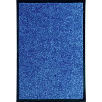 DÉCOSHOP26 Felpudo Lavable 40x60 Cm Poliamida Azul Pvc Antideslizante Dec040601 DÉCOSHOP26 Felpudo Lavable 40x60 Cm Poliamida Azul Pvc Antideslizante Dec040601