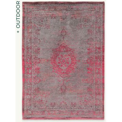 LOUIS DE POORTERE Diseño Medallón - Alfombra Medallón Mundo Desvanecido - Hecha En Bélgica - Acabado A Mano - Antideslizante Natural - 100% Algodón - Rosa Flash - 80 X 150 Cm LOUIS DE POORTERE Diseño Medallón - Alfombra Medallón Mundo Desvanecido - Hecha En Bélgica - Acabado A Mano - Antideslizante Natural - 100% Algodón - Rosa Flash - 80 X 150 Cm