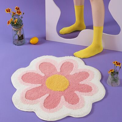 OEM Alfombra Miniatura De Imitación De Cachemir Con Estampado Floral, Ideal Para La Decoración Del Hogar Y La Sala De Estar, Antideslizante - Rosa OEM Alfombra Miniatura De Imitación De Cachemir Con Estampado Floral, Ideal Para La Decoración Del Hogar Y La Sala De Estar, Antideslizante - Rosa