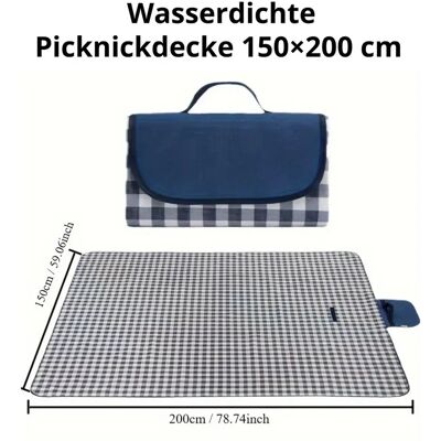 OEM Manta De Picnic Impermeable De 150 X 200 Cm – Manta De Playa/alfombra Para Exteriores, Resistente A La Arena Y Plegable – Fácil De Transportar, Adecuada Para Acampar, Viajar, El Jardín Y La Playa. OEM Manta De Picnic Impermeable De 150 X 200 Cm – Manta De Playa/alfombra Para Exteriores, Resistente A La Arena Y Plegable – Fácil De Transportar, Adecuada Para Acampar, Viajar, El Jardín Y La Playa.
