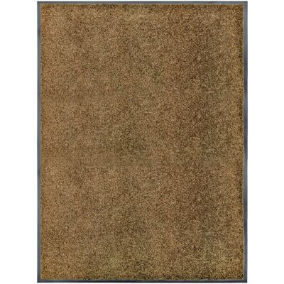 DÉCOSHOP26 Felpudo Lavable 90 X 120 Cm Antideslizante De Pvc Y Poliamida Marrón Dec040622 DÉCOSHOP26 Felpudo Lavable 90 X 120 Cm Antideslizante De Pvc Y Poliamida Marrón Dec040622