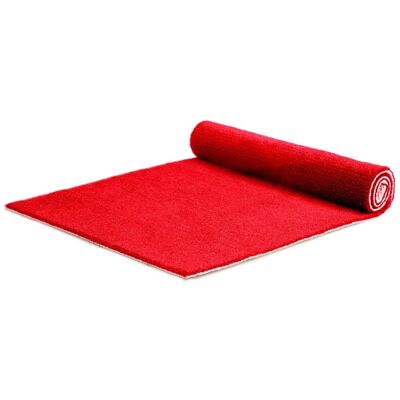 VIVOL Alfombra De Pasillo Dakar - Ancho 200 Cm - Grosor 5 Mm - Rojo - Se Vende Por Metro Lineal VIVOL Alfombra De Pasillo Dakar - Ancho 200 Cm - Grosor 5 Mm - Rojo - Se Vende Por Metro Lineal