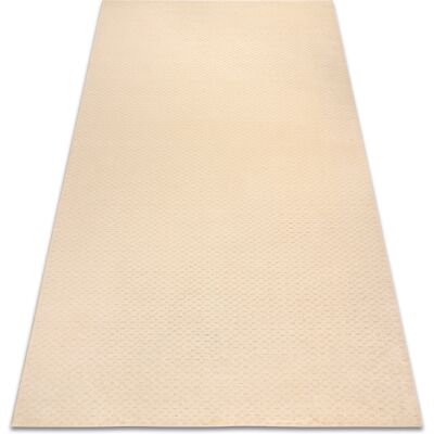 RUGSX Alfombra De Lana Textura 488.07.la100 Osta - Patrón De Tejido Estructural Crema Beige 280x390 Cm RUGSX Alfombra De Lana Textura 488.07.la100 Osta - Patrón De Tejido Estructural Crema Beige 280x390 Cm