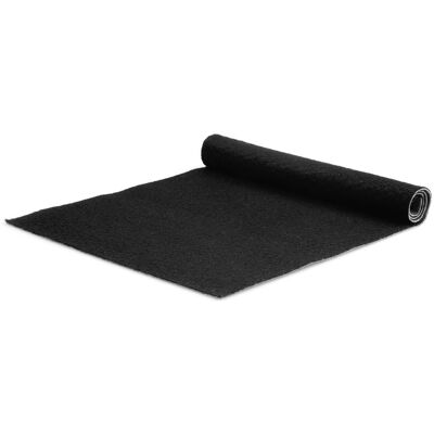 VIVOL Alfombra De Pasillo Torrance - Ancho 200 Cm - Grosor 2 Mm - Color Negro - Se Vende Por Metro Lineal VIVOL Alfombra De Pasillo Torrance - Ancho 200 Cm - Grosor 2 Mm - Color Negro - Se Vende Por Metro Lineal