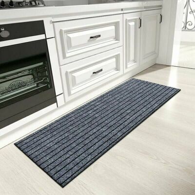 OEM Alfombra De Cocina De 50 X 150 Cm, Lavable Y Antideslizante, Con Almohadillas De Goma, Ideal Para Recibidor, Cocina, Entrada O Pasillo (gris). OEM Alfombra De Cocina De 50 X 150 Cm, Lavable Y Antideslizante, Con Almohadillas De Goma, Ideal Para Recibidor, Cocina, Entrada O Pasillo (gris).