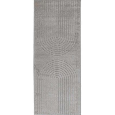 Alfombras De Área Rectangular Galati Gris 200 X 80 Cm Poliéster Vidaxl Alfombras De Área Rectangular Galati Gris 200 X 80 Cm Poliéster Vidaxl