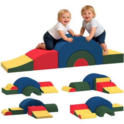 JHY DESIGN Circuito De Habilidades Motoras De Espuma Eva De 5 Piezas Para Niños, Multicolor JHY DESIGN Circuito De Habilidades Motoras De Espuma Eva De 5 Piezas Para Niños, Multicolor