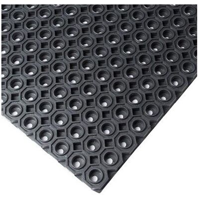 AMPERE Sbr/nr Alfombra De Panal. Negro. Techo Abierto. 13 Mm. 100x150cm AMPERE Sbr/nr Alfombra De Panal. Negro. Techo Abierto. 13 Mm. 100x150cm
