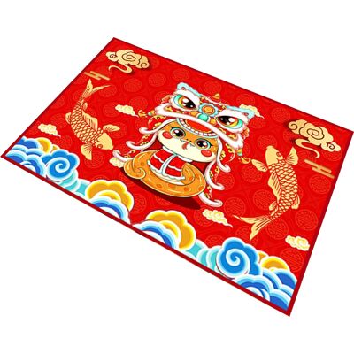 OEM Felpudo Original “año De La Serpiente 2025” – 80 X 120 Cm, Diseño De Dibujos Animados – Regalo De Año Nuevo Con Mensaje OEM Felpudo Original “año De La Serpiente 2025” – 80 X 120 Cm, Diseño De Dibujos Animados – Regalo De Año Nuevo Con Mensaje