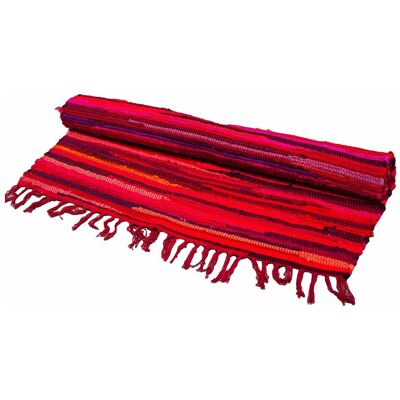 ANCIENT WISDOM Alfombra De Trapo Grande - 150x90 Cm - Calidad Premium - Shocking Pinks ANCIENT WISDOM Alfombra De Trapo Grande - 150x90 Cm - Calidad Premium - Shocking Pinks
