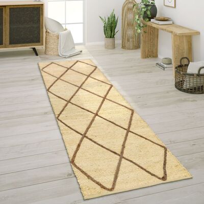 Alfombra de yute tejida a mano beige Skive 685 - PACO HOME Alfombra de yute tejida a mano beige Skive 685 - PACO HOME