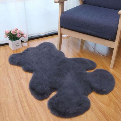 OEM Alfombra Con Diseño De Oso Adorable, Decoración De Peluche, Alfombra De Felpa Artificial Con Estampado De Dibujos Animados, Manta Para Mesita De Noche Para Dormitorio/guardería, 6090 Cm (blanca) OEM Alfombra Con Diseño De Oso Adorable, Decoración De Peluche, Alfombra De Felpa Artificial Con Estampado De Dibujos Animados, Manta Para Mesita De Noche Para Dormitorio/guardería, 6090 Cm (blanca)