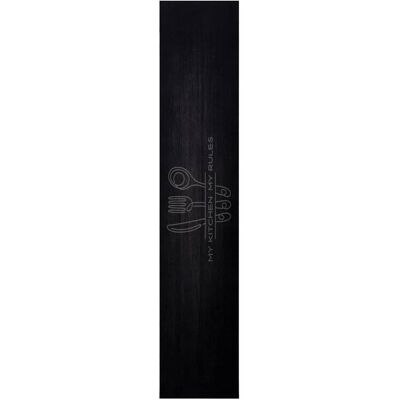 HELLOSHOP26 Alfombra De Cocina Rectangular Antideslizante De Rápida Absorción 300 X 60 Cm De Terciopelo Negro 020058989 HELLOSHOP26 Alfombra De Cocina Rectangular Antideslizante De Rápida Absorción 300 X 60 Cm De Terciopelo Negro 020058989