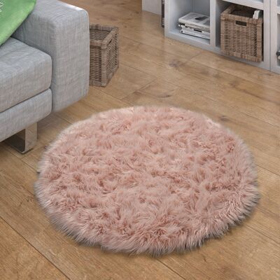 Paco Home Alfombra Piel Sintética Cojines Corazón Redonda Diferentes Formas Rosa Ø 120 Cm Redondo Paco Home Alfombra Piel Sintética Cojines Corazón Redonda Diferentes Formas Rosa Ø 120 Cm Redondo