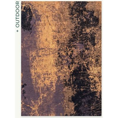 Alfombra Louis De Poortere Cracks Deep Mine - Moderna, Hechas a Mano, Antideslizantes - Alfombra Alfombra Louis De Poortere Cracks Deep Mine - Moderna, Hechas a Mano, Antideslizantes - Alfombra