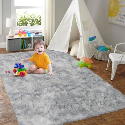 OEM Alfombra Tuserxln Suave Y Antideslizante De 160x230 Cm, Blanca Y Gris, Mullida Y Cómoda, Ideal Para Sala De Estar, Habitación Infantil, Mascotas, Fácil De Cuidar. OEM Alfombra Tuserxln Suave Y Antideslizante De 160x230 Cm, Blanca Y Gris, Mullida Y Cómoda, Ideal Para Sala De Estar, Habitación Infantil, Mascotas, Fácil De Cuidar.