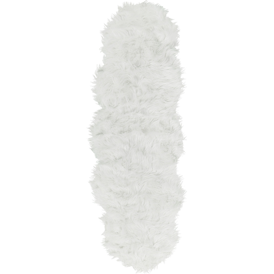 Alfombra de Piel de Oveja Falsa Blanca Beliani - Alfombra Alfombra de Piel de Oveja Falsa Blanca Beliani - Alfombra