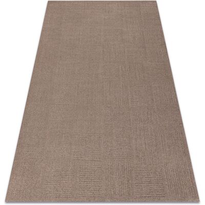 RUGSX Alfombra De Lana Textura 488.20.la600 Osta - Pauta, Marco Geométrico Estructural Marrón Brown 240x340 Cm RUGSX Alfombra De Lana Textura 488.20.la600 Osta - Pauta, Marco Geométrico Estructural Marrón Brown 240x340 Cm