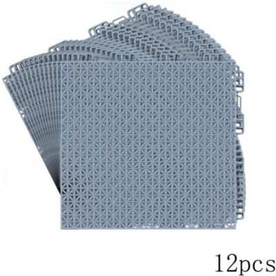 OEM 12 Baldosas De Drenaje Para Piscinas, Alfombras Para Terrazas, Pavimento De Plástico Entrelazado Para Cuartos De Ducha OEM 12 Baldosas De Drenaje Para Piscinas, Alfombras Para Terrazas, Pavimento De Plástico Entrelazado Para Cuartos De Ducha