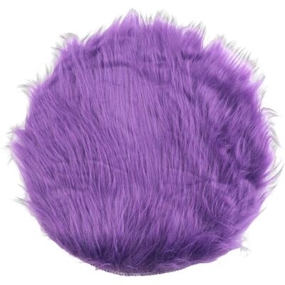 OEM Alfombra De Lana Sintética De Piel De Oveja De 30 X 30 Cm, Suave Y Mullida, De Pelo Largo, Decorativa, Para Silla, Cojín O Sofá (redonda, Color Morado). OEM Alfombra De Lana Sintética De Piel De Oveja De 30 X 30 Cm, Suave Y Mullida, De Pelo Largo, Decorativa, Para Silla, Cojín O Sofá (redonda, Color Morado).