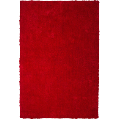 Beliani - Alfombra De Pelo Largo Roja 140 X 200 Cm Moderna Demre Beliani - Alfombra De Pelo Largo Roja 140 X 200 Cm Moderna Demre