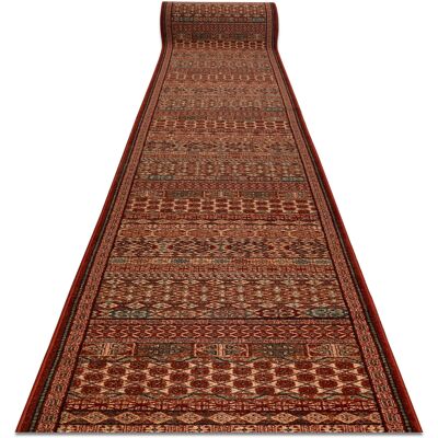 RUGSX Alfombra De Pasillo Lana Kashqai 4334/300 Oriental Burdeos / Verde 67cm Red 67x1350 Cm RUGSX Alfombra De Pasillo Lana Kashqai 4334/300 Oriental Burdeos / Verde 67cm Red 67x1350 Cm