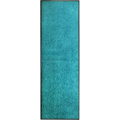 DÉCOSHOP26 Felpudo Lavable 60 X 180 Cm Turquesa Poliamida Pvc Antideslizante Dec040614 DÉCOSHOP26 Felpudo Lavable 60 X 180 Cm Turquesa Poliamida Pvc Antideslizante Dec040614