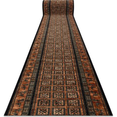 RUGSX Alfombra De Pasillo Lana Kashqai 4301/500 Oriental, Marco Verde / Beige 80cm Green 80x940 Cm RUGSX Alfombra De Pasillo Lana Kashqai 4301/500 Oriental, Marco Verde / Beige 80cm Green 80x940 Cm