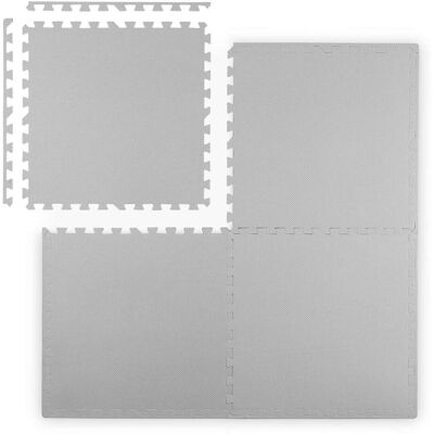 NORTHIX Alfombra De Espuma Grande Para Puzle Ricokids, 60 X 60 Cm, 4 Unidades, Color Gris NORTHIX Alfombra De Espuma Grande Para Puzle Ricokids, 60 X 60 Cm, 4 Unidades, Color Gris