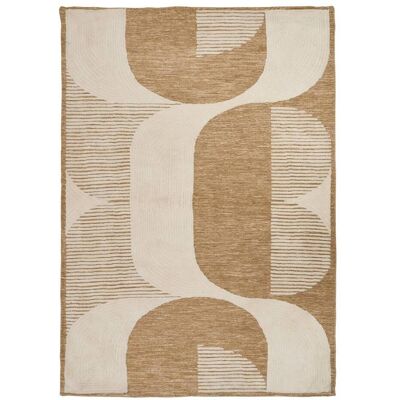 Alfombra Loomia Rectangular, 120 X 170 Cm, Color Beige - Atmosphera Créateur D'Intérieur Alfombra Loomia Rectangular, 120 X 170 Cm, Color Beige - Atmosphera Créateur D'Intérieur