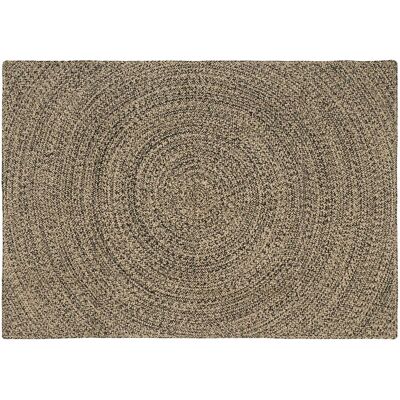 Alfombras De Área Natural Y Negro 120 X 170 Cm Yute Vidaxl Alfombras De Área Natural Y Negro 120 X 170 Cm Yute Vidaxl