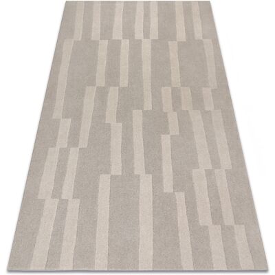 RUGSX Alfombra De Lana Textura 488.17.la110 Osta - Geométrico Estructural Gris / Beige Beige 240x340 Cm RUGSX Alfombra De Lana Textura 488.17.la110 Osta - Geométrico Estructural Gris / Beige Beige 240x340 Cm