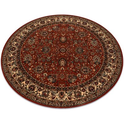 Rugsx - Alfombra De Lana Kashqai 4362 200 Circulo Ornamento Burdeos / Beige Red Circulo 200 Cm Rugsx - Alfombra De Lana Kashqai 4362 200 Circulo Ornamento Burdeos / Beige Red Circulo 200 Cm