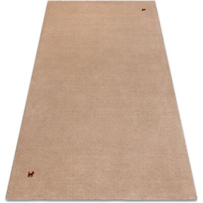 RUGSX Alfombra De Lana Gabbeh Loom Beige - Tejida A Mano Grueso Beige 143x180 Cm RUGSX Alfombra De Lana Gabbeh Loom Beige - Tejida A Mano Grueso Beige 143x180 Cm
