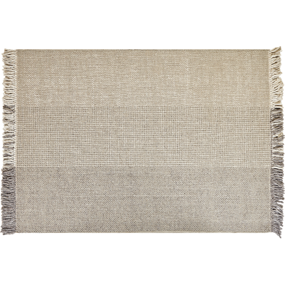 Alfombra de Lana Gris Beliani - 160 x 230 cm - Hecha a Mano - Moderna - Suave Alfombra de Lana Gris Beliani - 160 x 230 cm - Hecha a Mano - Moderna - Suave