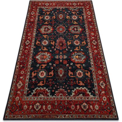 Alfombra RUGSX Azul Oscuro Lana Vintage - Alfombra Alfombra RUGSX Azul Oscuro Lana Vintage - Alfombra