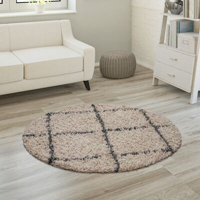 Alfombra Beige-Antracita Paco Home - Estilo Hygge Escandinavo Alfombra Beige-Antracita Paco Home - Estilo Hygge Escandinavo