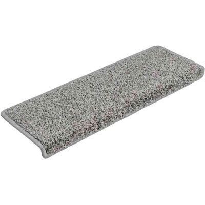 Alfombrillas Para Escaleras, 20 Unidades, 65x21x4 Cm, Color Gris, Rectangulares, Con Borde Vidaxl Alfombrillas Para Escaleras, 20 Unidades, 65x21x4 Cm, Color Gris, Rectangulares, Con Borde Vidaxl