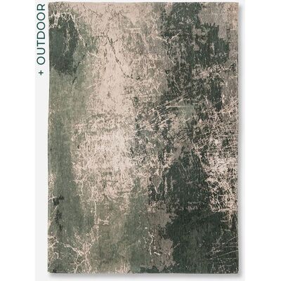 LOUIS DE POORTERE Cracks Design - Alfombra Abstracta Mad Men - Hecha En Bélgica - Acabado A Mano - Antideslizante Natural - 85% Algodón - 15% Poliéster - Pino Oscuro - 140 X 200 Cm LOUIS DE POORTERE Cracks Design - Alfombra Abstracta Mad Men - Hecha En Bélgica - Acabado A Mano - Antideslizante Natural - 85% Algodón - 15% Poliéster - Pino Oscuro - 140 X 200 Cm