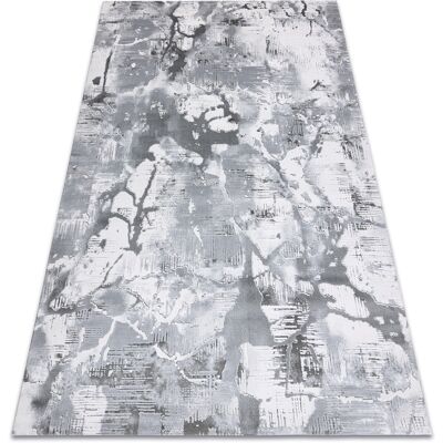 Łuszczów Gris claro / Gris oscuro Alfombra de acrílico - Alfombra Łuszczów Gris claro / Gris oscuro Alfombra de acrílico - Alfombra